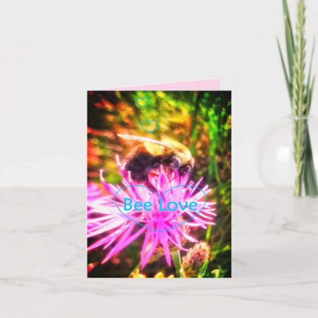 KORT FÖR HÄLSNING FÖR BIKÄRLEK ORIBRIGHT LITET (Framsida)