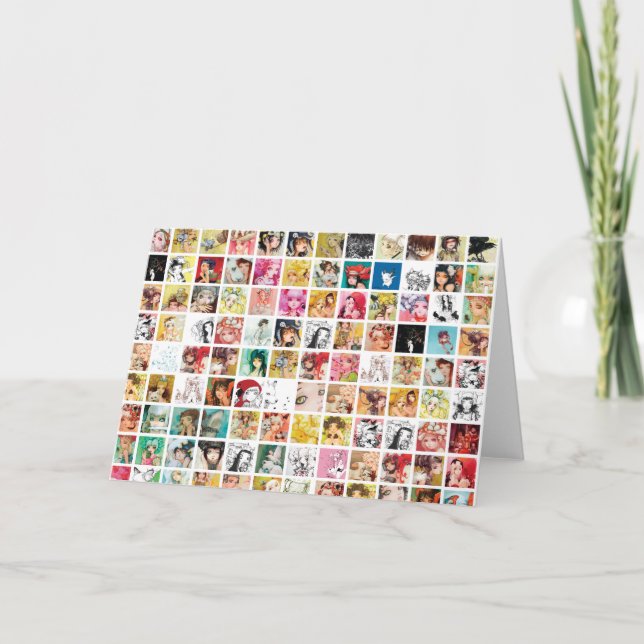 Kort för hälsning för Camilla d'Erricoraster (Framsida)