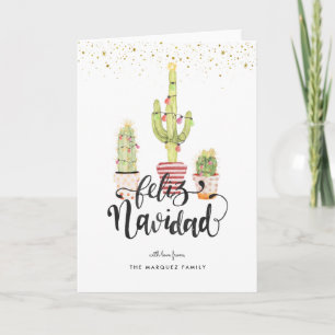 Kort för hälsning för Feliz Navidad spanjorjul