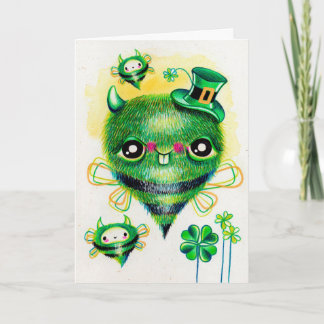 Kort för hälsning för irländarekrypst patrick's