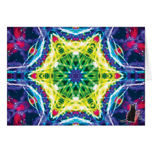 Kort för hälsning för jouleKC-Kaleidoscope