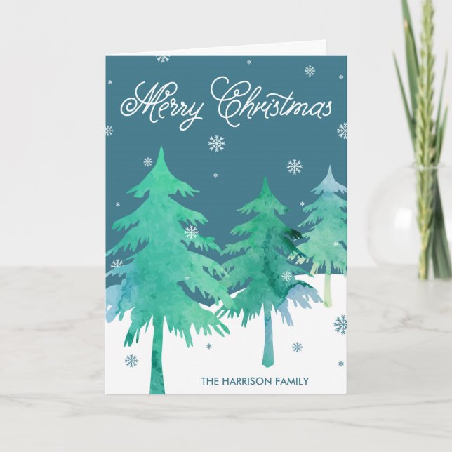 Kort för hälsning för jul för (Framsida)