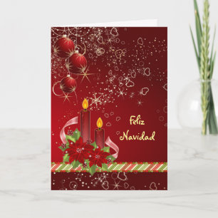 Kort för hälsning för jul för Candels julstjärna