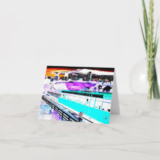 Kort för hälsning för kabelbil