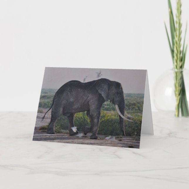 Kort för hälsning för konst för grabbCombes (Framsida)