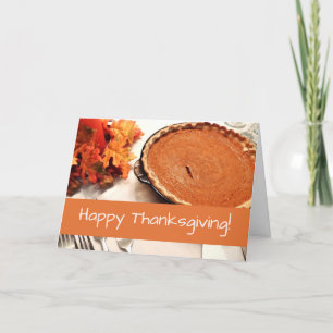 Kort för hälsning för pumpapajthanksgiving