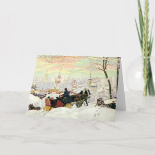 Kort för hälsning för Sleighrittmålning