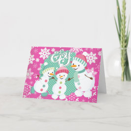 Kort för hälsning för snöflingor för