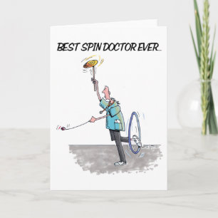 Kort för hälsning för snurrandedoktortecknad