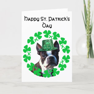 Kort för hälsning för st patrick's dayBoston