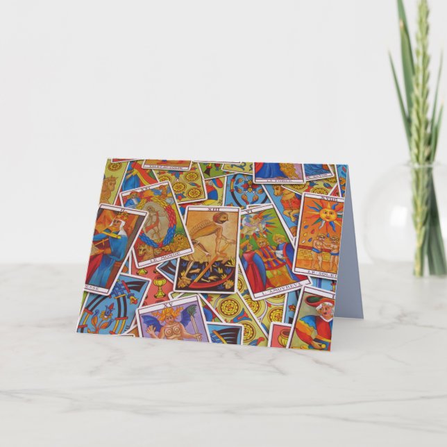 kort för hälsning för tarotkort (Framsida)