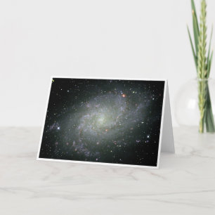 Kort för hälsning för Triangulum galax (M33)
