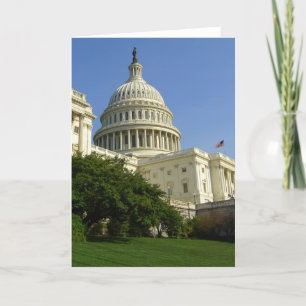 Kort för hälsning för US-huvudstadWashington DC