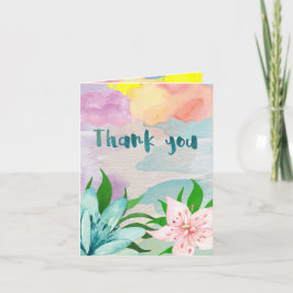 Kort för hälsning för vattenfärgtack