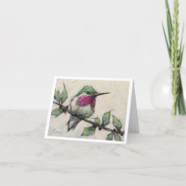 Kort för hälsning - Hummingbird