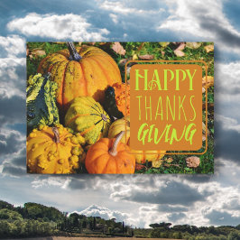 Kort för hälsning i Happy thanksgiving
