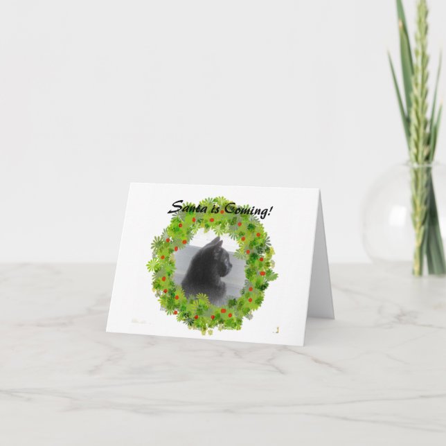 Kort för hälsning - julkredit (Framsida)