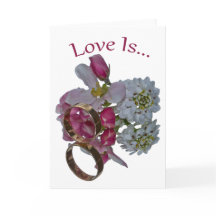 Kort för hälsning. Kärlek är..