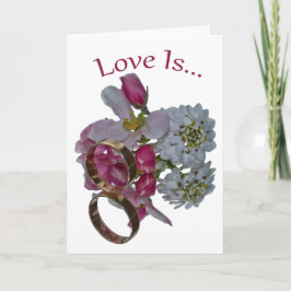 Kort för hälsning. Kärlek är..