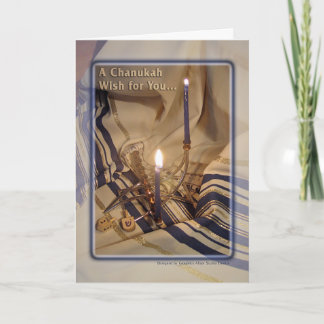 Kort för hälsning - Lycklig Chanukah