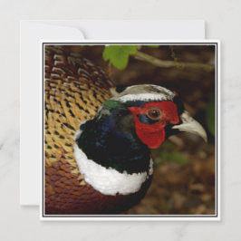 Kort för hälsning med fasadhuvud bild