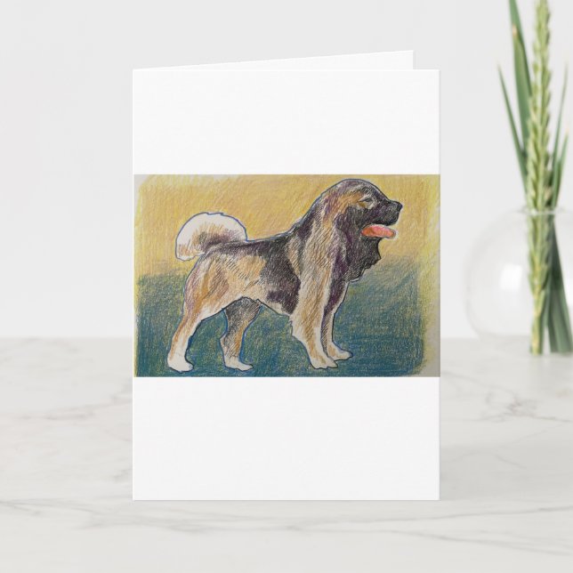 Kort för hälsning på Hund i Ukraina (Framsida)