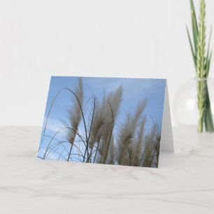 Kort för hälsning - Pampas Grass