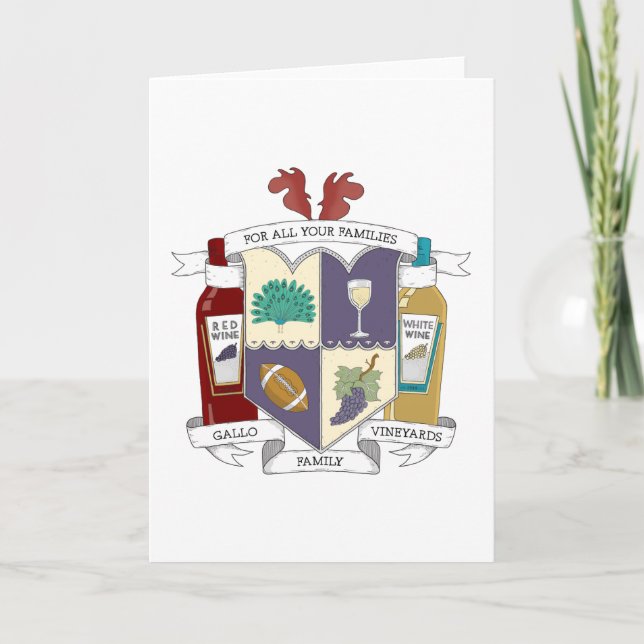 Kort för hälsning (Porträtt) (Framsida)