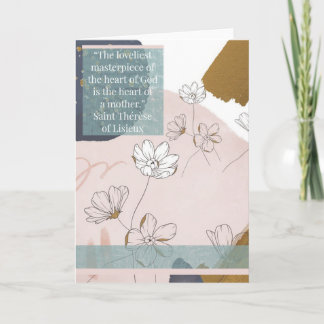 Kort för hälsning - Saint Thérèse of Lisieux - Mam