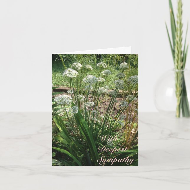 Kort för hälsning - sympati (Framsida)