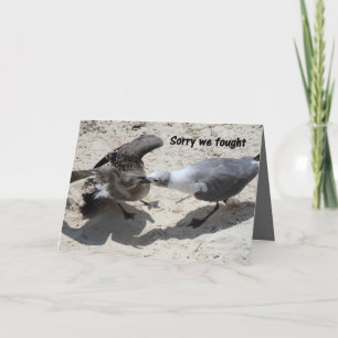 Kort för hälsning - ursäkt