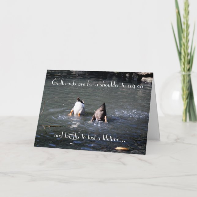 Kort för hälsning - Vänskap Humor (Framsida)