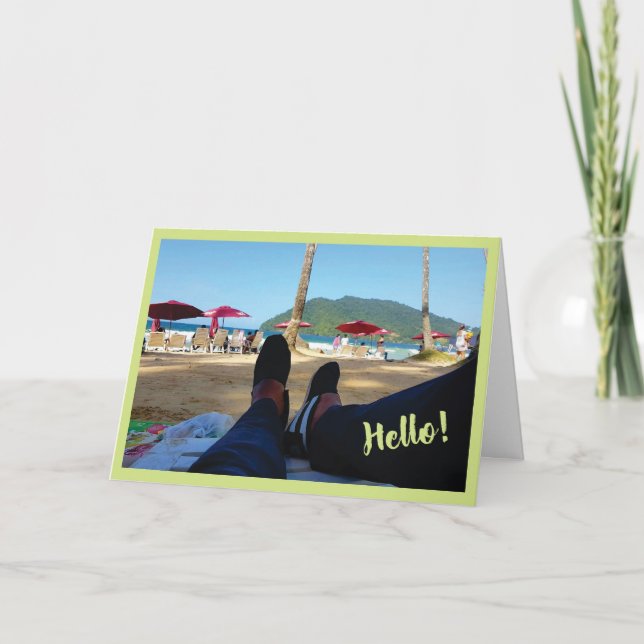 Kort för hälsning, vitt standardkuvert ingår (Framsida)