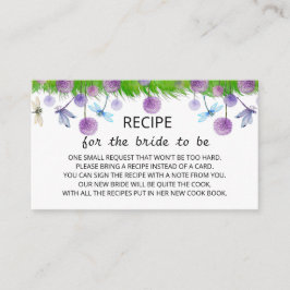 Kort för hämtning av Blommigt för lila