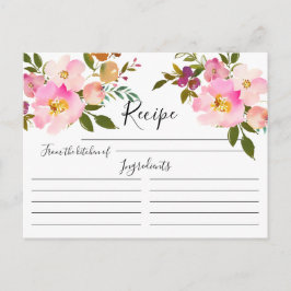 Kort för hämtning av Blommigt för rosa och Lila va