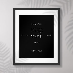 Kort för hämtning av minimal skriptMöhippa Poster