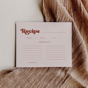 Kort för hämtning av snyggt Peach rosa Möhippa Rec