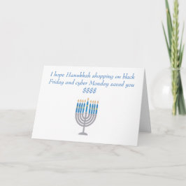 Kort för Hanukkah humorhälsning