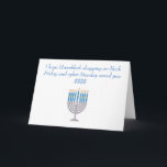 Kort för Hanukkah humorhälsning<br><div class="desc">Humoristiska Hanukkah Julhälsningar kortet.</div>