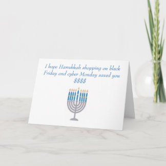 Kort för Hanukkah humorhälsning