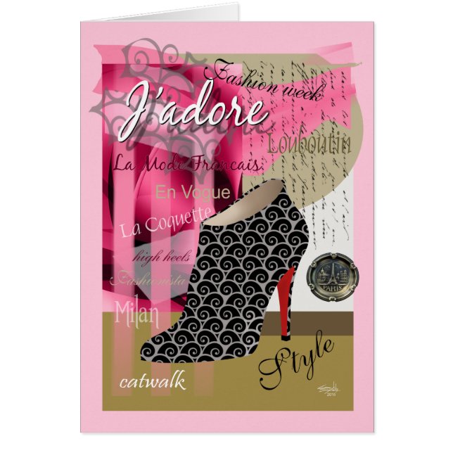 Kort för Haute Couture (Framsidan)