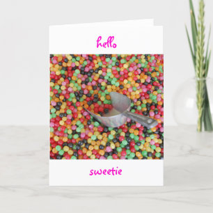 Kort för hejSweetiehälsning
