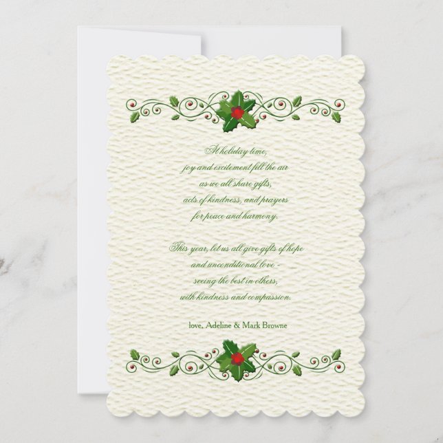 Kort för helgdag (Framsida)