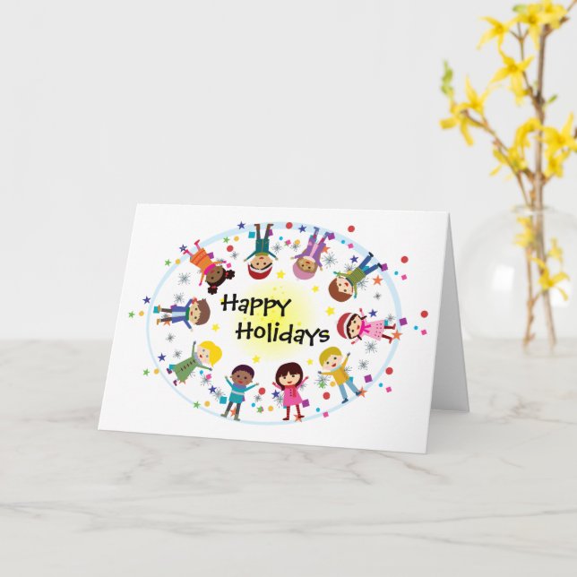 Kort för Helgdag för barn (Gul blomma)