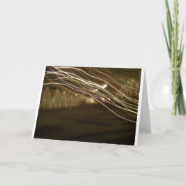 Kort för helgdag för foto för vinterljus abstrakt