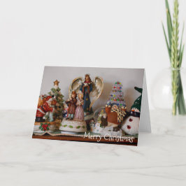 Kort för helgdag för god julHummel Figurines