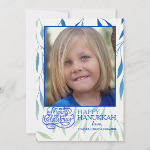 Kort för helgdag för Hanukkah Merrimentfoto