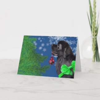 Kort för helgdag för Newfoundland julprydnad