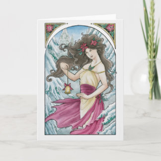 Kort för helgdagNouveau hälsning