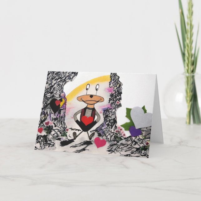 Kort för hjärtgruppshälsning (Framsida)